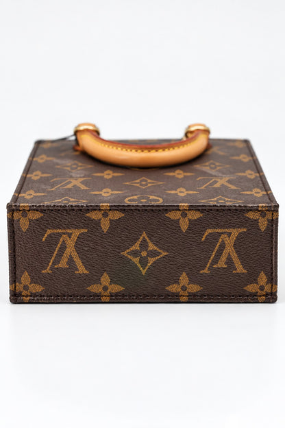 Louis Vuitton Monogram Canvas Petit Sac Plat Brown GHW