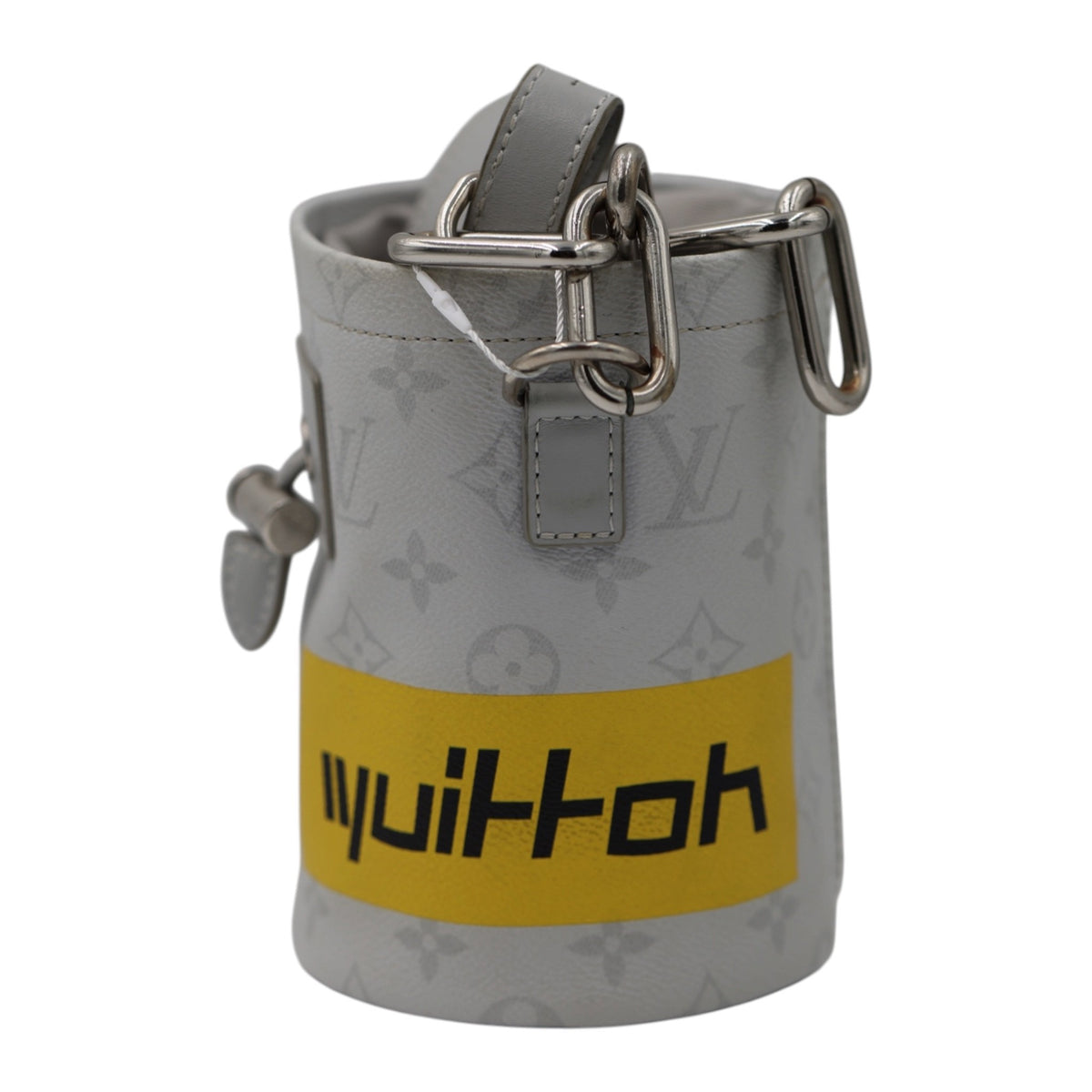 Louis Vuitton Chalk Nano Bag Limited Edition Logo Story Monogram Canvas
