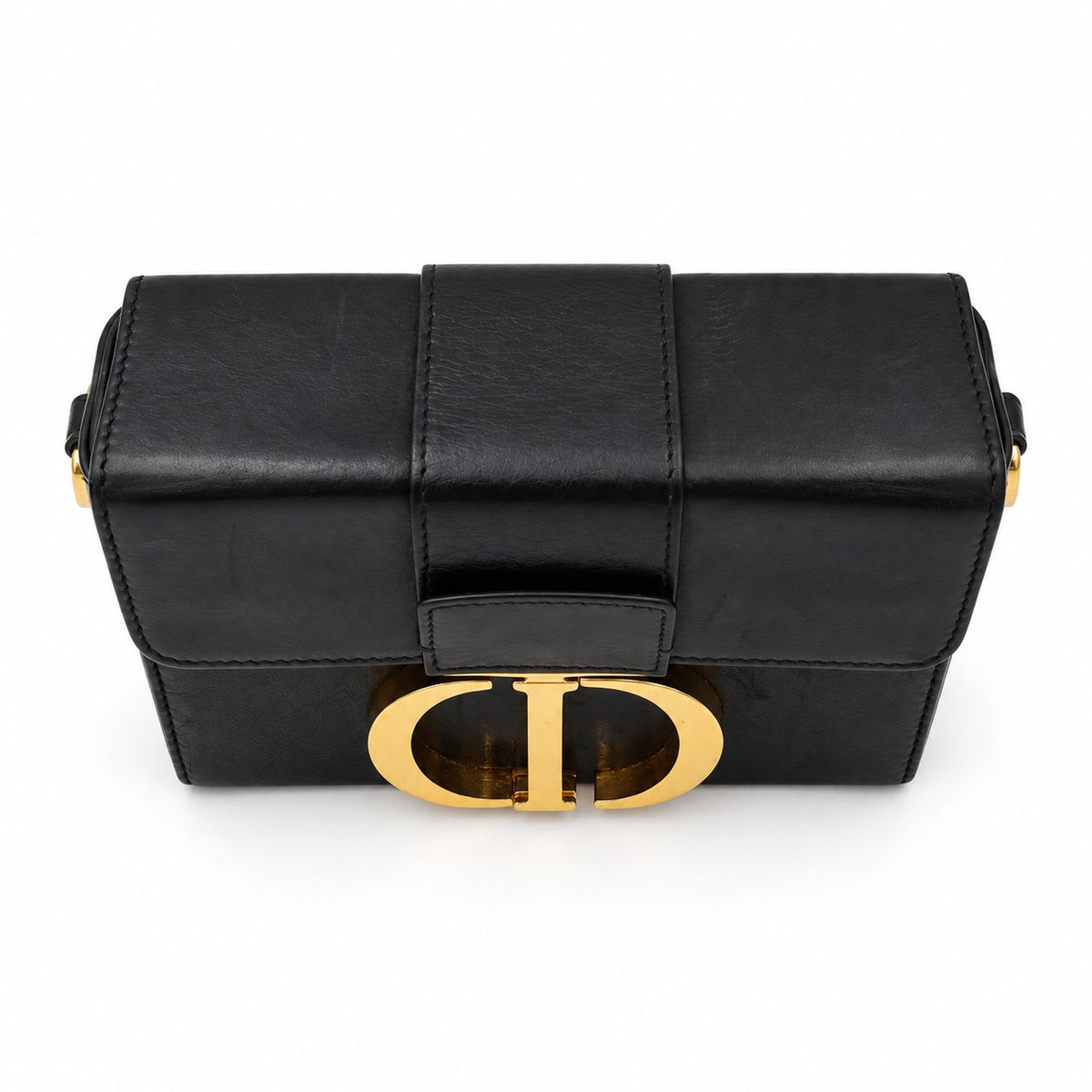 Dior Box Calfskin 30 Montaigne Box Bag Black GHW