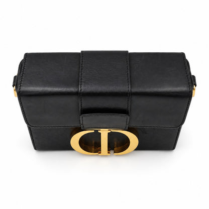 Dior Box Calfskin 30 Montaigne Box Bag Black GHW