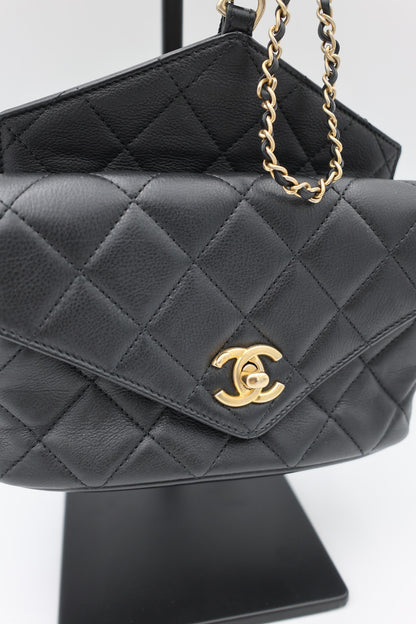 Chanel Diamond Quilted Leather Belt Bag