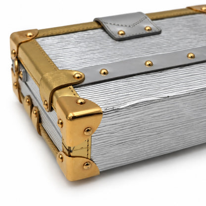 Louis Vuitton Petite Malle Metallic Epi Silver Gold