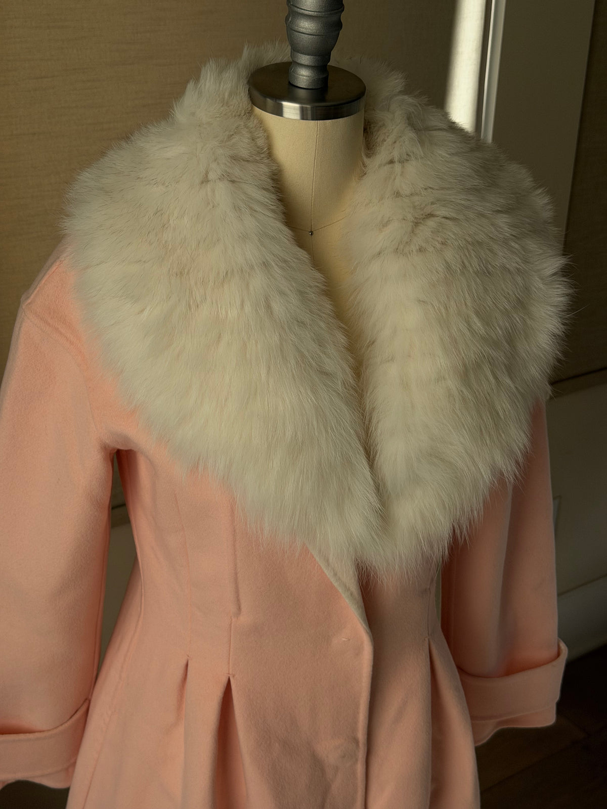 Fendi Pink Wool Coat