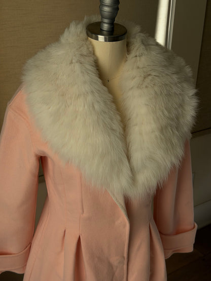 Fendi Pink Wool Coat