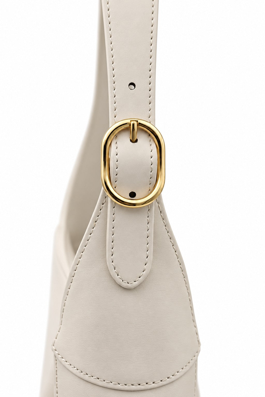 Gucci Leather Jackie Shoulder Bag Ivory GHW