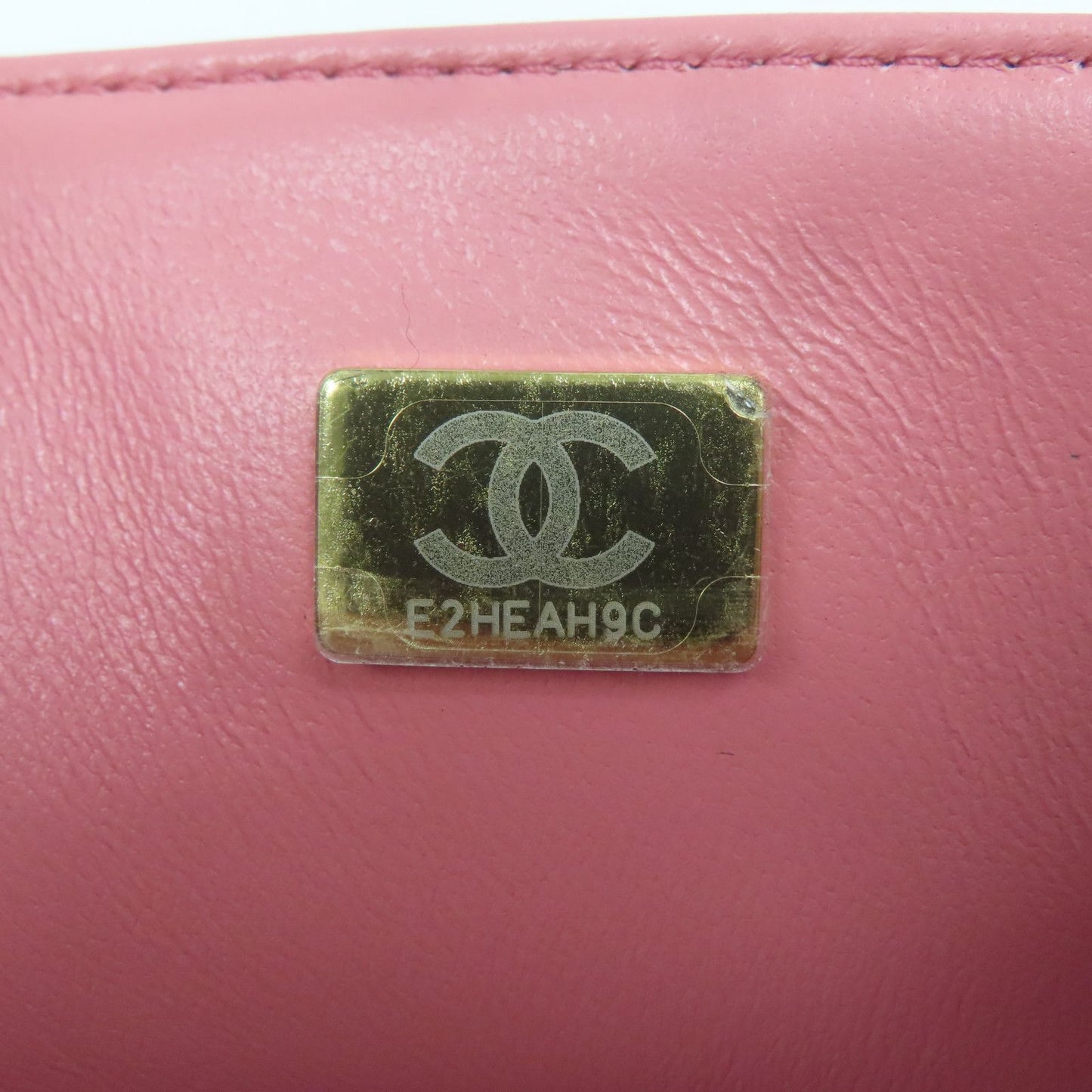 Chanel Rectangular Mini Top Handle Flap Bag Pink