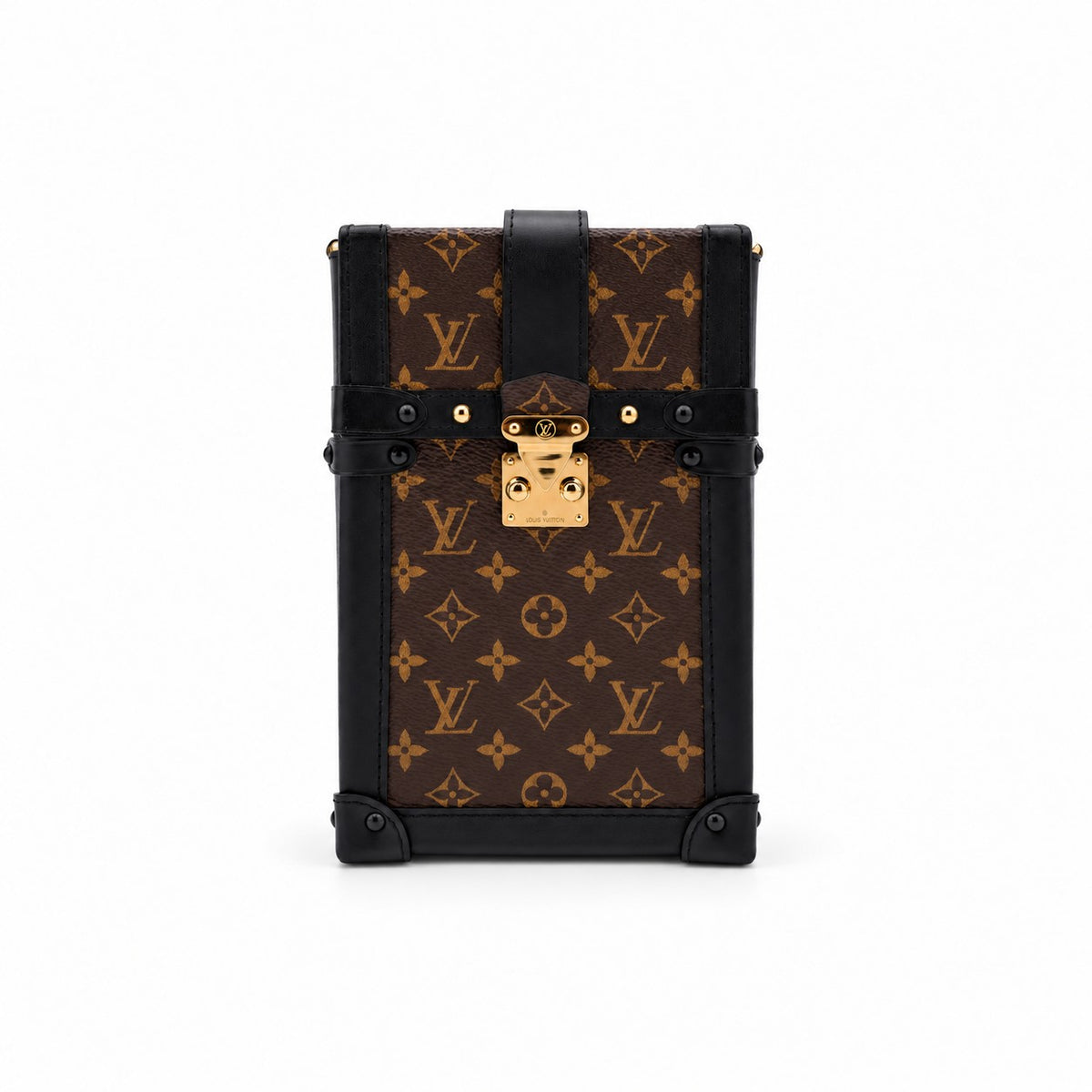 Louis Vuitton Monogram Canvas Vertical Trunk Bag GHW