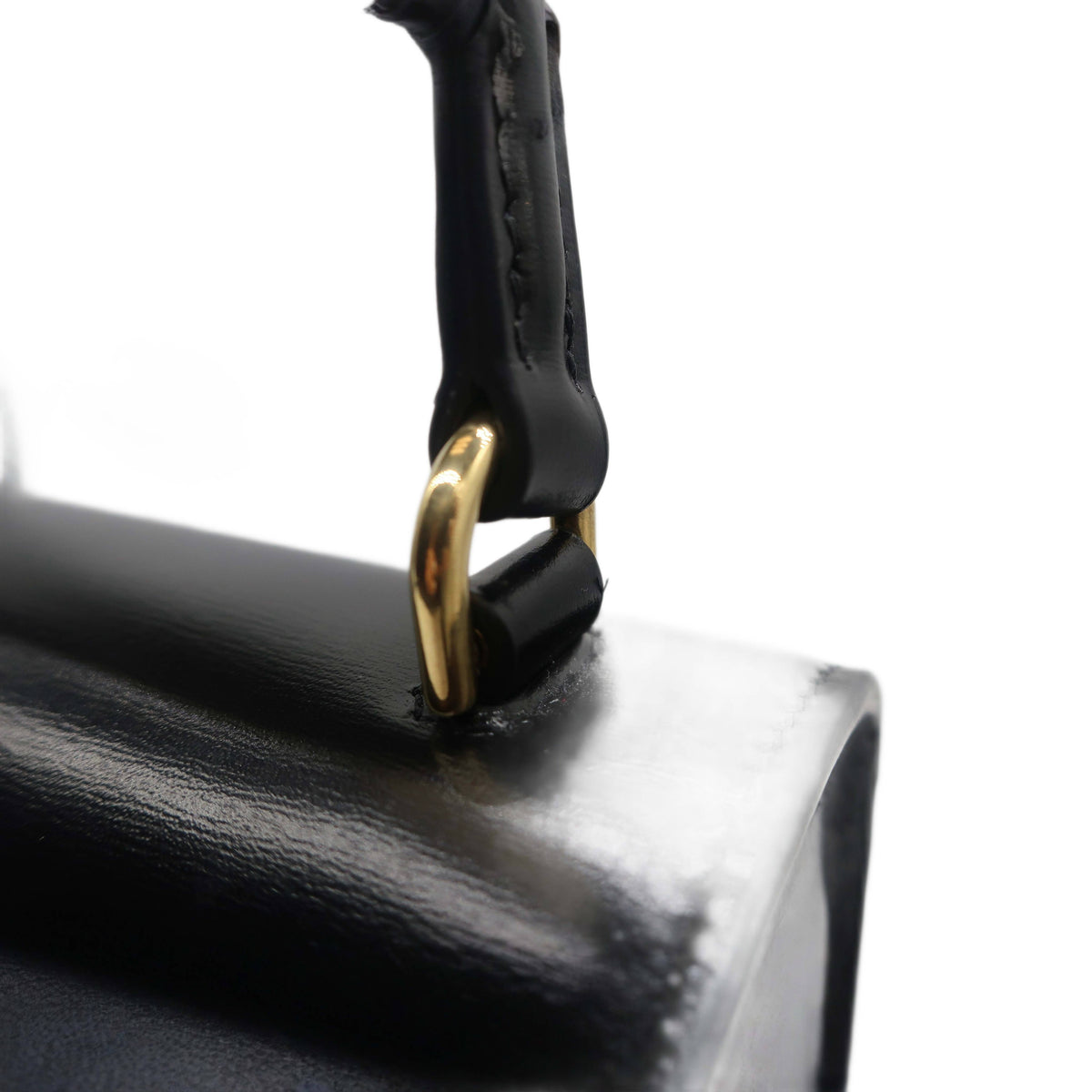 Celine Mini Besace Clea in Shiny Calfskin