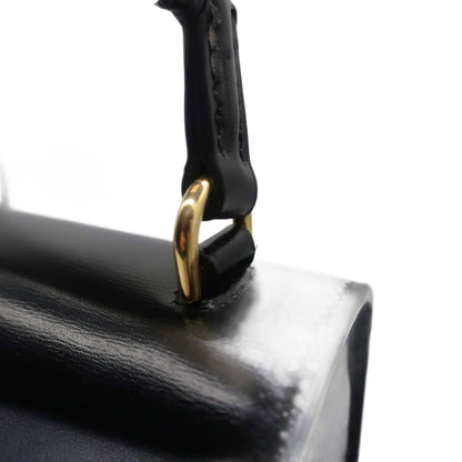 Celine Mini Besace Clea in Shiny Calfskin