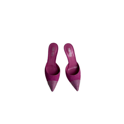 Paris Texas Holly Cherry Mule