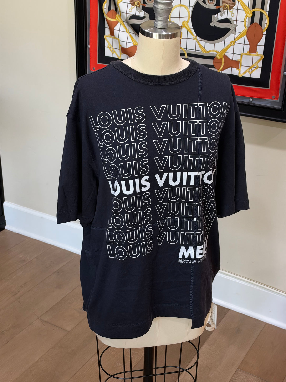 Louis Vuitton Blue Logo T-Shirt