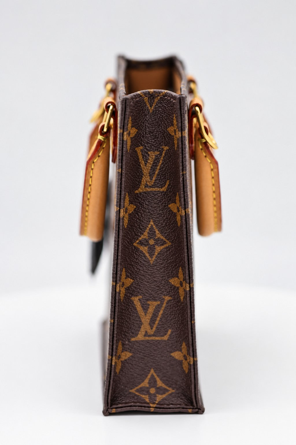 Louis Vuitton Monogram Canvas Petit Sac Plat Brown GHW