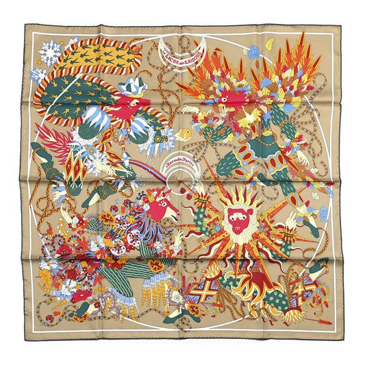 Hermes Silk Scarf "Le Sacre des Saisons"