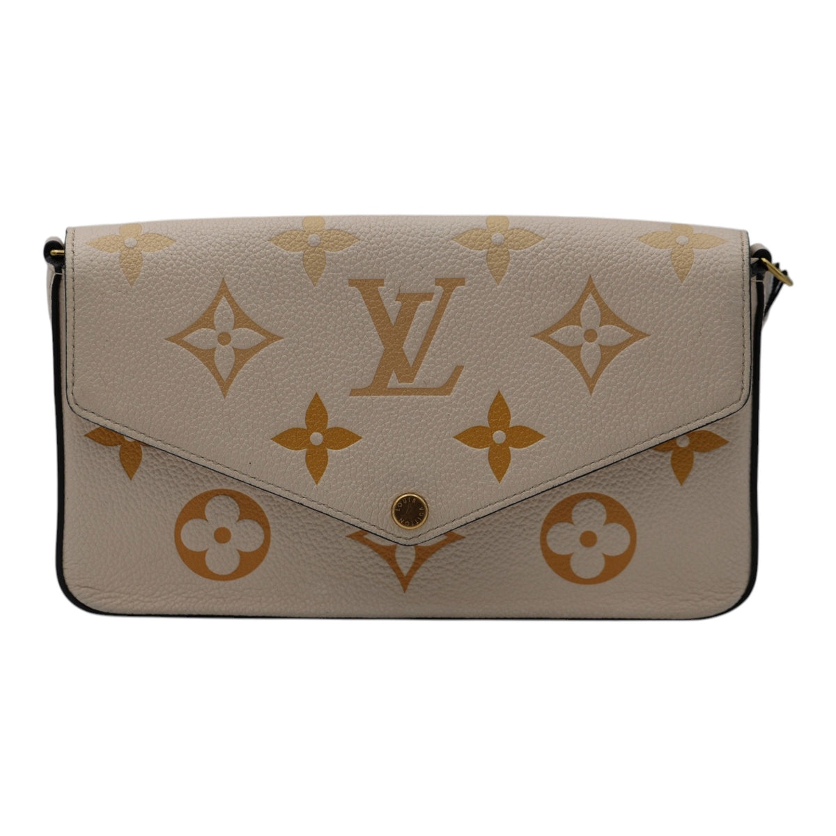 Louis Vuitton Monogram Giant Empreinte Pochette Félicie Cream/Saffron limited edition