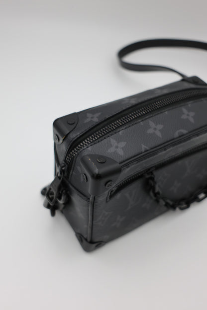 Louis Vuitton Monogram Eclipse Mini Soft Trunk Bag Black MHW