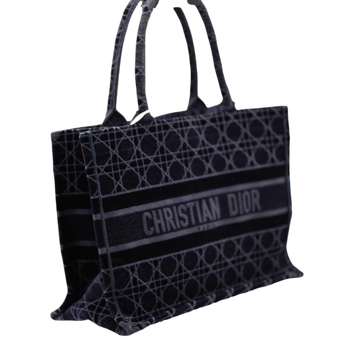 Dior Oblique Canvas Book Tote Navy