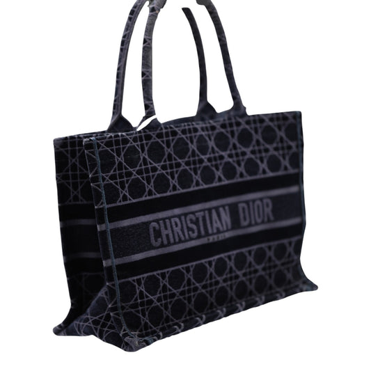 Dior Oblique Canvas Book Tote Navy