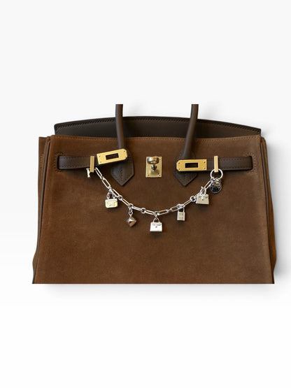 Hermès Amulette Charm Bracelet in Silver