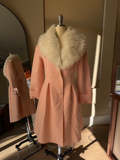Fendi Pink Wool Coat