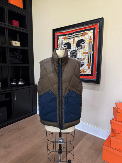 Moncler Zem Color-Block Pocket Puffer Vest