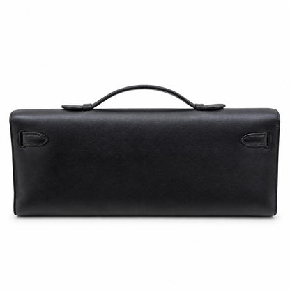 Hermès Kelly Cut Swift Leather, Black, Gold Hardware, X Stamp