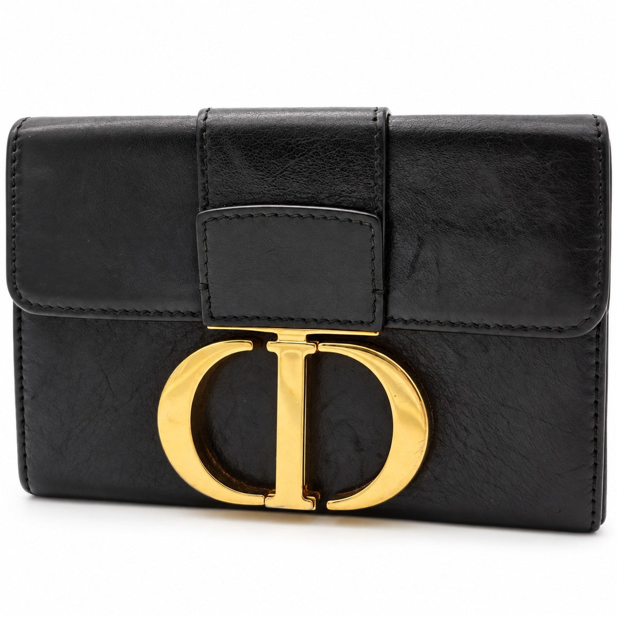 Dior Box Calfskin 30 Montaigne Box Bag Black GHW