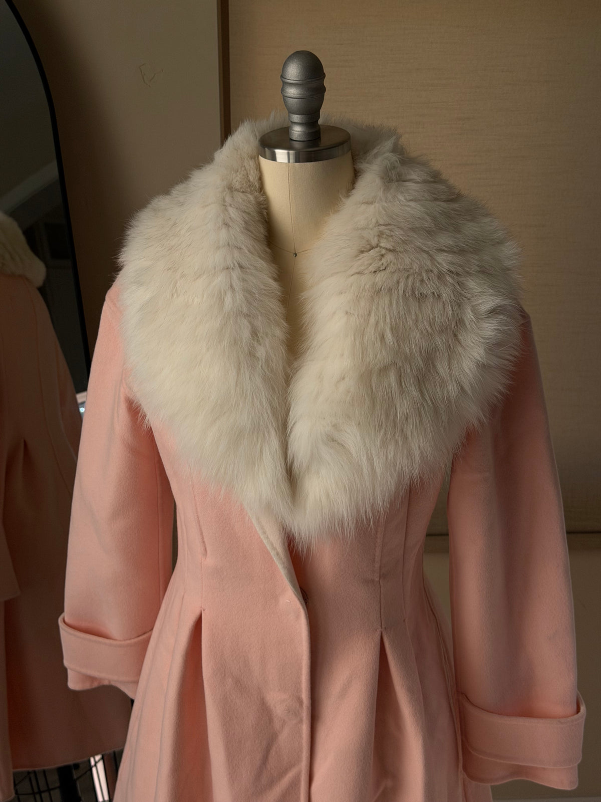 Fendi Pink Wool Coat