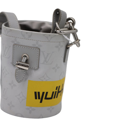 Louis Vuitton Chalk Nano Bag Limited Edition Logo Story Monogram Canvas