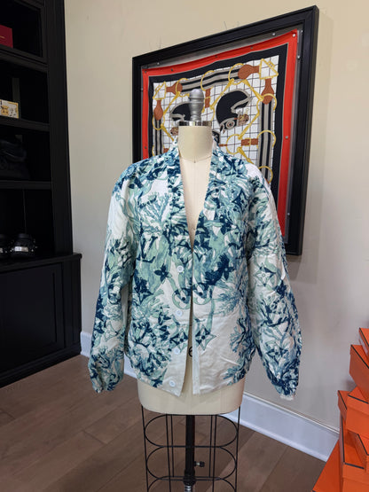 Louis Vuitton Coral Sequin Silk Jacket