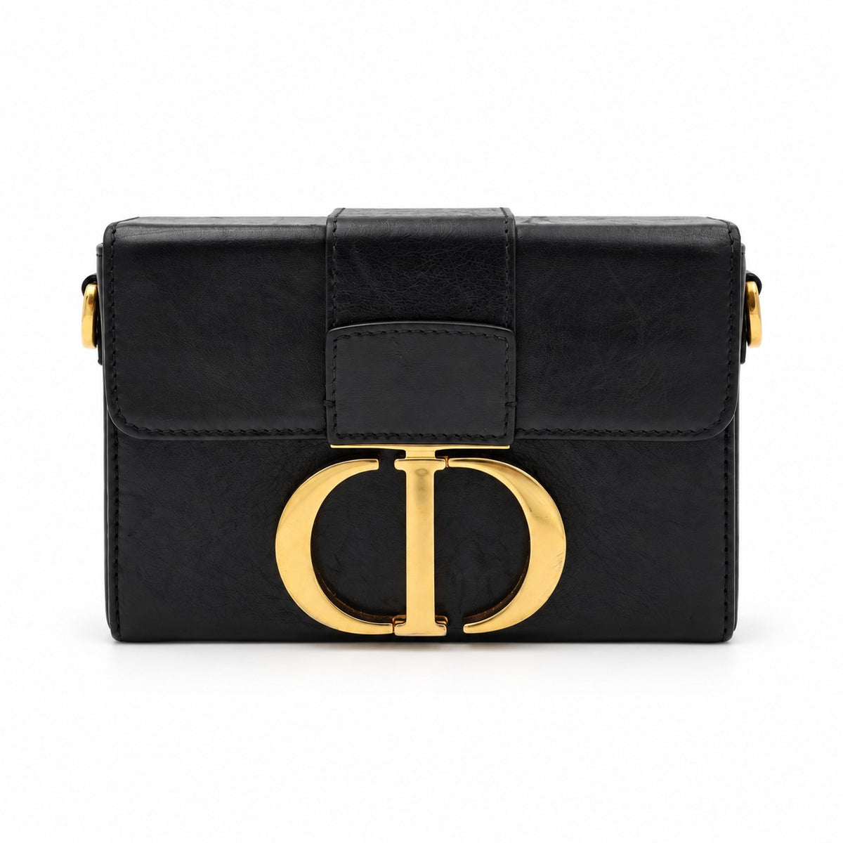 Dior Box Calfskin 30 Montaigne Box Bag Black GHW