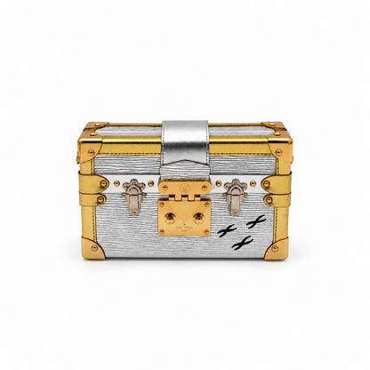 Louis Vuitton Petite Malle Metallic Epi Silver Gold