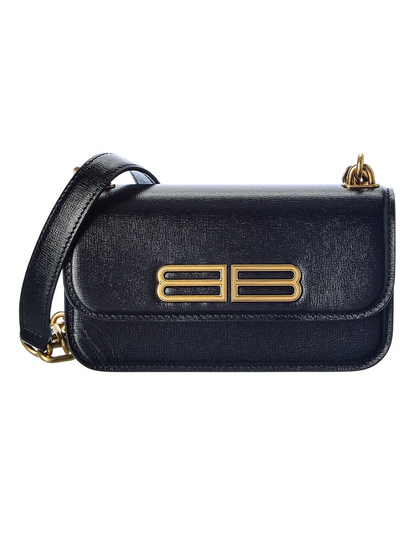 BALENCIAGA Gossip Xs Leather Shoulder Bag.