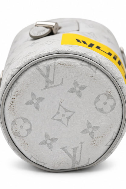 Louis Vuitton Chalk Nano Bag Limited Edition Logo Story Monogram Canvas