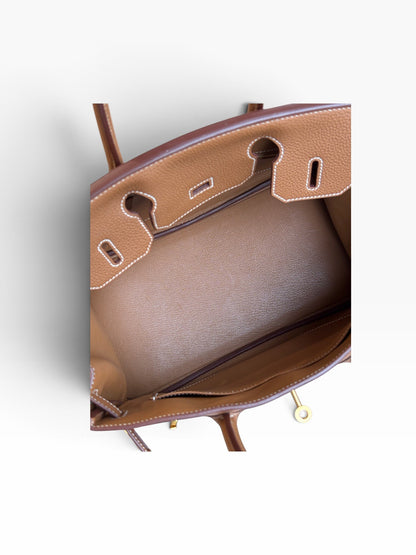 Hermès Birkin 30 Gold Togo Leather GHW
