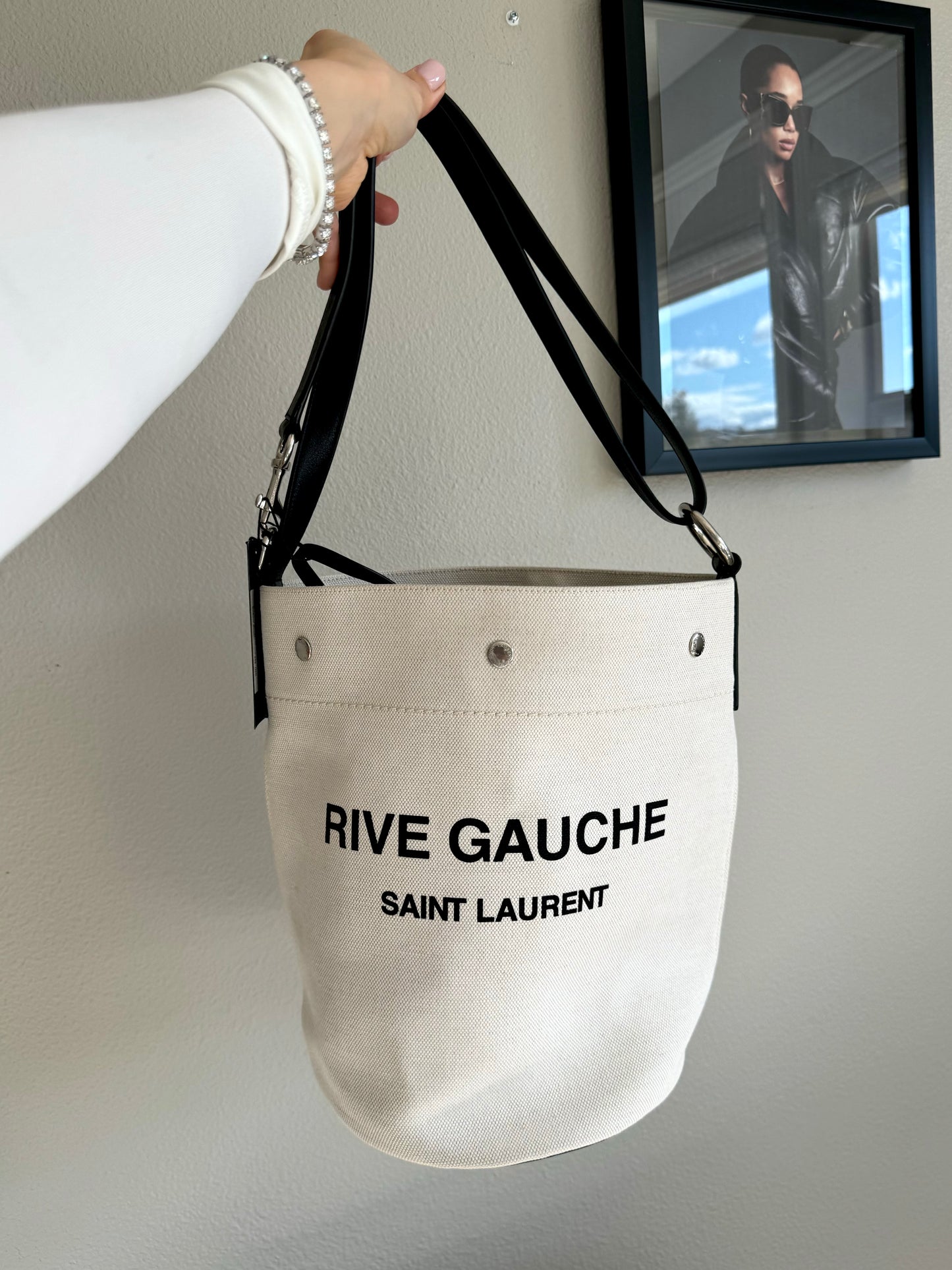 SAINT LAURENT RIVE GAUCHE BUCKET BAG