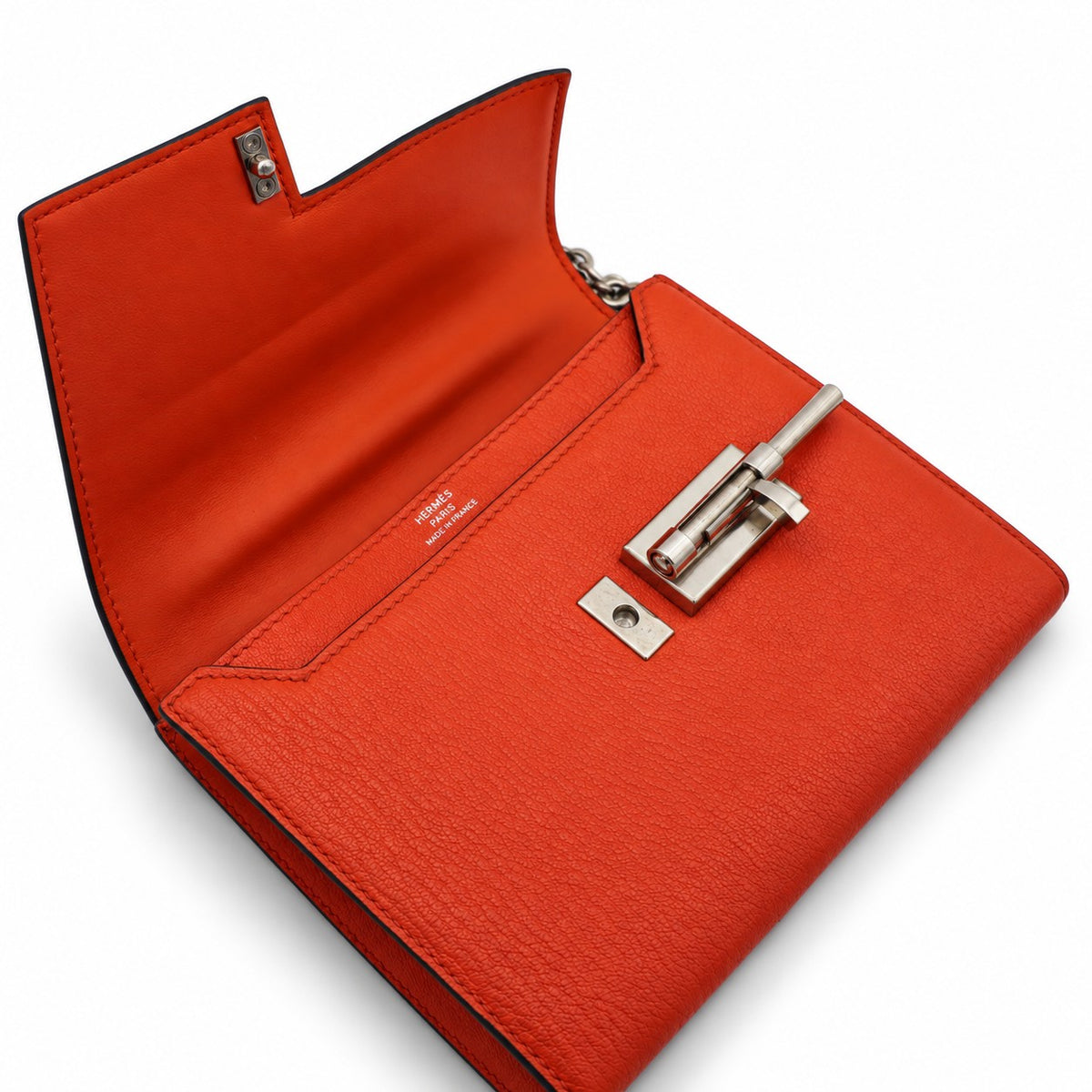 Hermès Leather Chevre Mysore Verrou