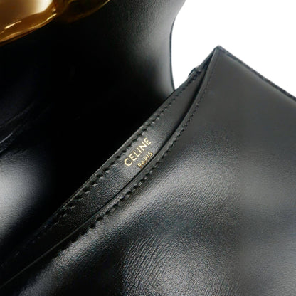 Celine Mini Besace Clea in Shiny Calfskin