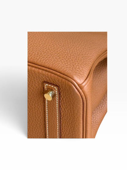 Hermès Birkin 30 Gold Togo Leather GHW