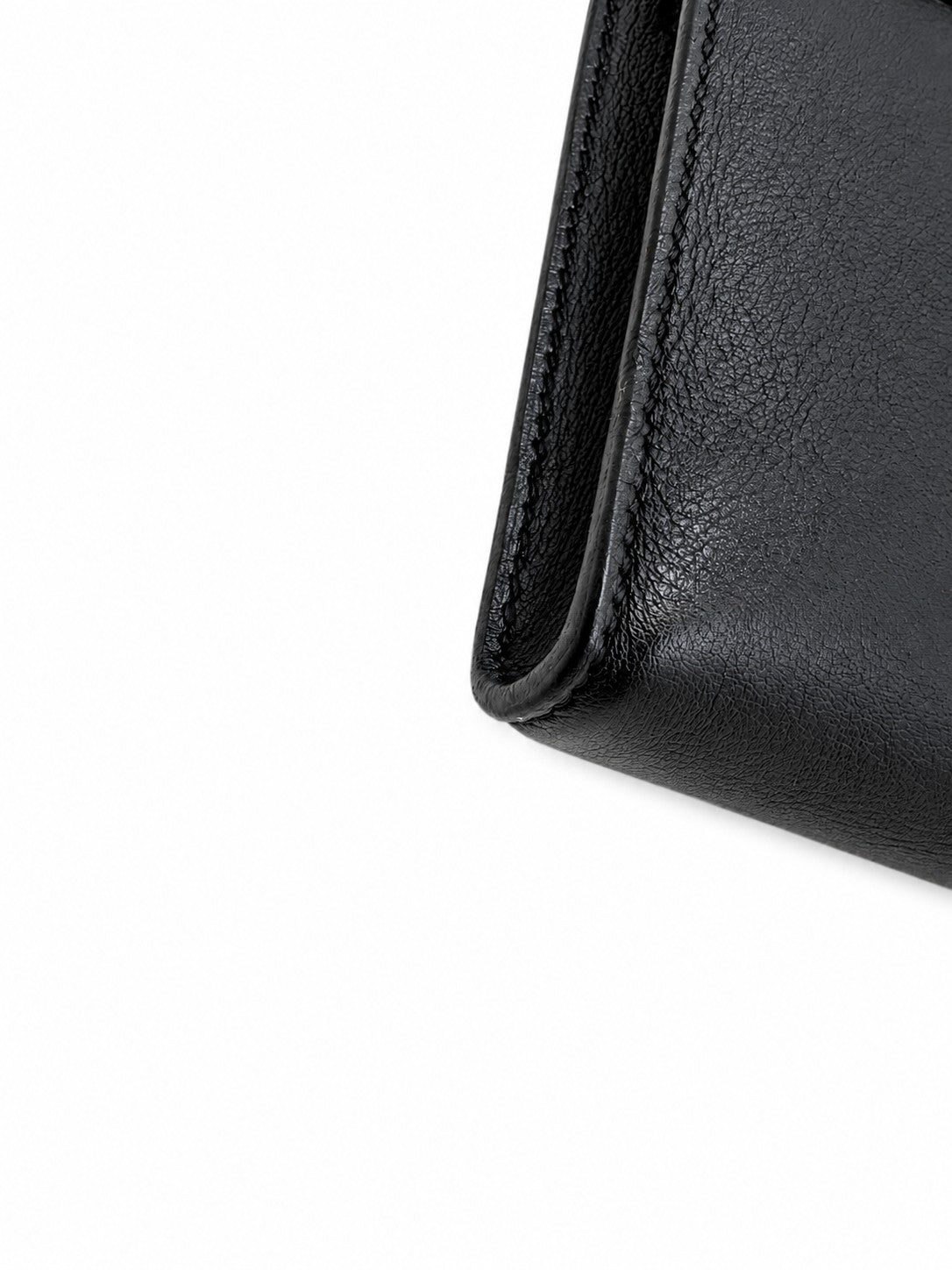 Hermès Kelly Cut Swift Leather, Black, Gold Hardware, X Stamp
