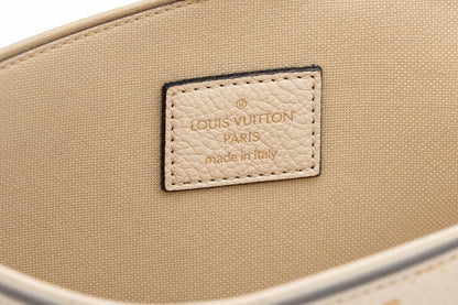 Louis Vuitton Monogram Giant Empreinte Pochette Félicie Cream/Saffron limited edition