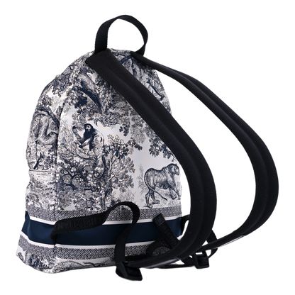 Christian Dior Toile De Jouy Travel Backpack Technical Fabric Small
