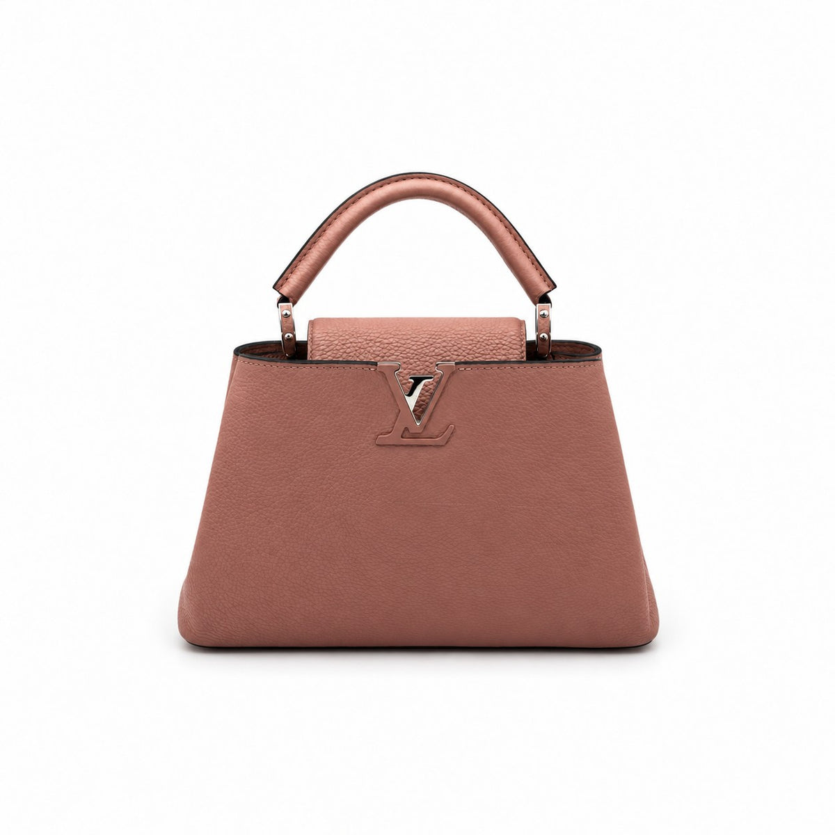 Louis Vuitton Taurillon Leather Capucines BB Bag Pink SHW