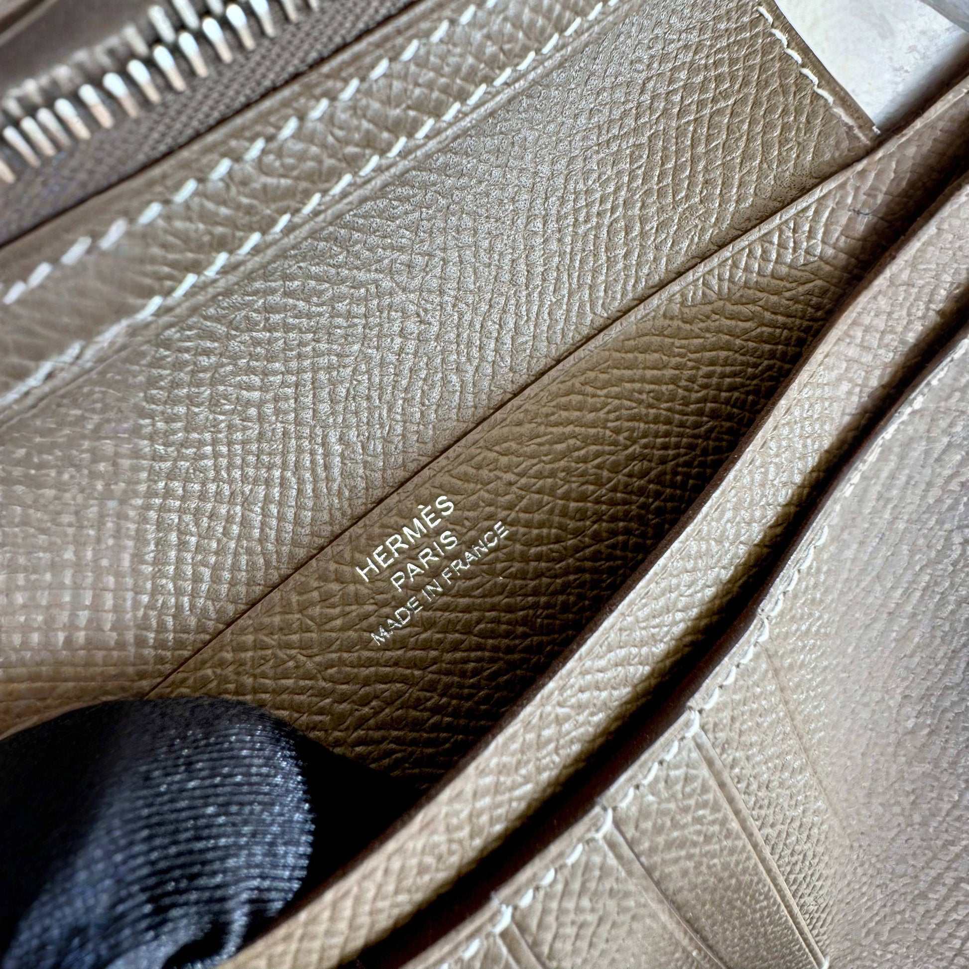 HERMES Epsom Bearn Card Holder Wallet