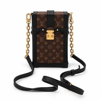 Louis Vuitton Monogram Canvas Vertical Trunk Bag GHW