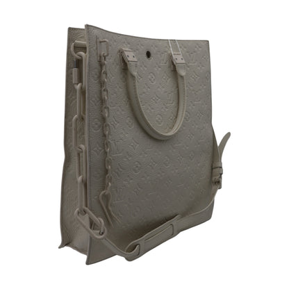 Louis Vuitton Monogram Taurillon Leather Sac Plat Tote Bag Ivory SHW