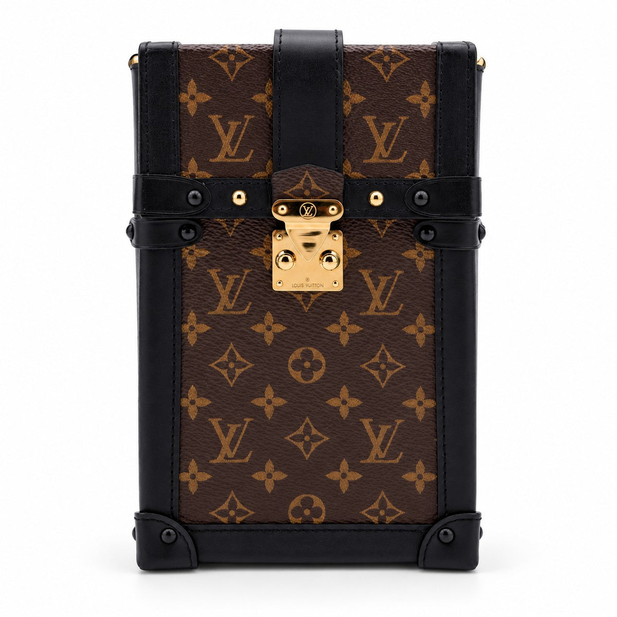 Louis Vuitton Monogram Canvas Vertical Trunk Bag GHW