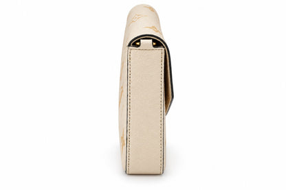 Louis Vuitton Monogram Giant Empreinte Pochette Félicie Cream/Saffron limited edition