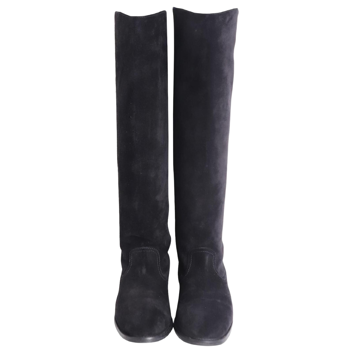 Jimmy Choo Flat Bree Boots in Black Suede