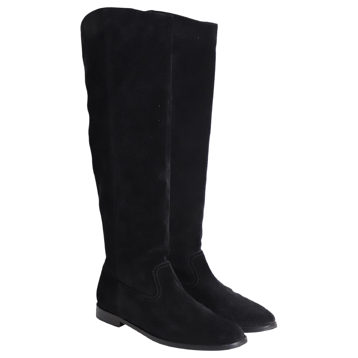 Jimmy Choo Flat Bree Boots in Black Suede