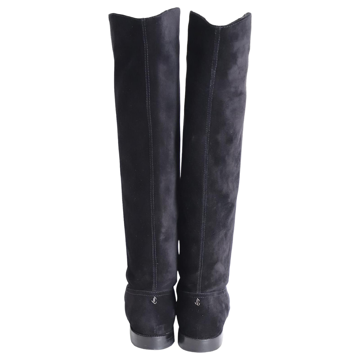 Jimmy Choo Flat Bree Boots in Black Suede